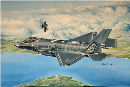 trumpeter-03231-f-35a-lightning-flugzeug-modellbausatz-1-32 image 1