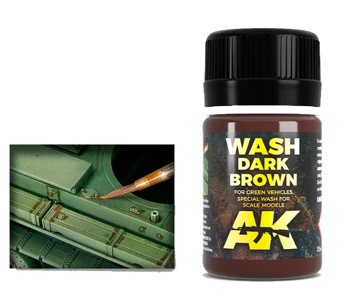 ak-interactive-045-wash-dark-wash-for-green-vehicles-35-ml image 1