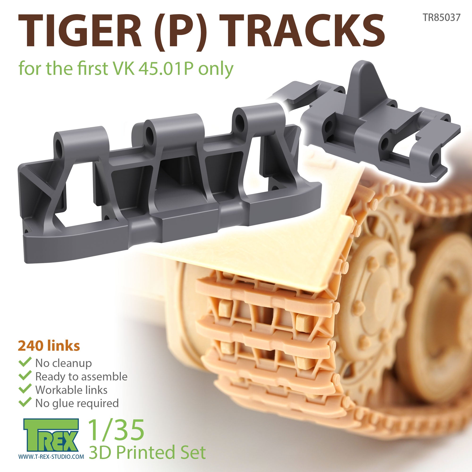 t-rex-85037-tiger-p-gleiskette-vk-45-01p-1-35-3d image 1