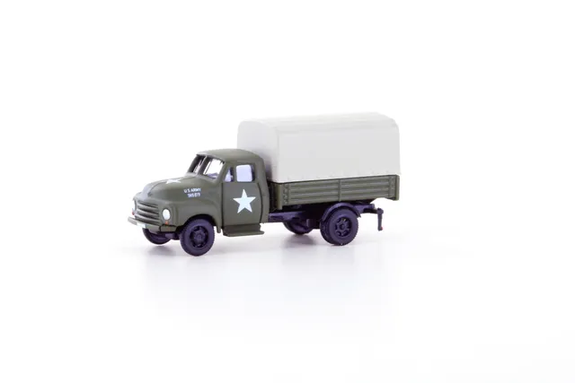 hobbytrain-modellautos-opel-blitz-pritsche-plane-us-army image 1