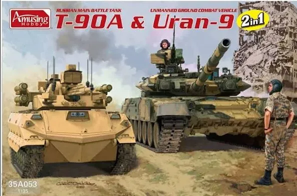 amusing-hobby-35a053-uran-9-t-90a-panzer-doppelbausatz-1-35 image 1
