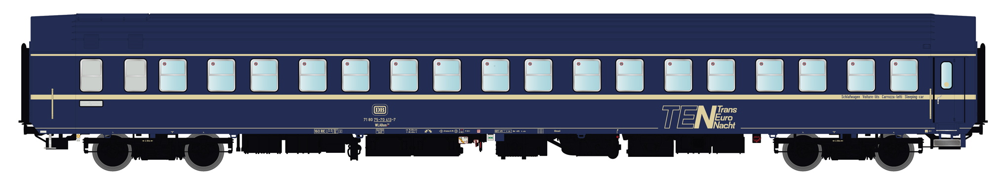 hobbytrain-personenwagen-wlabsm166-t2s-schlafwagen-db-ep-iv image 1