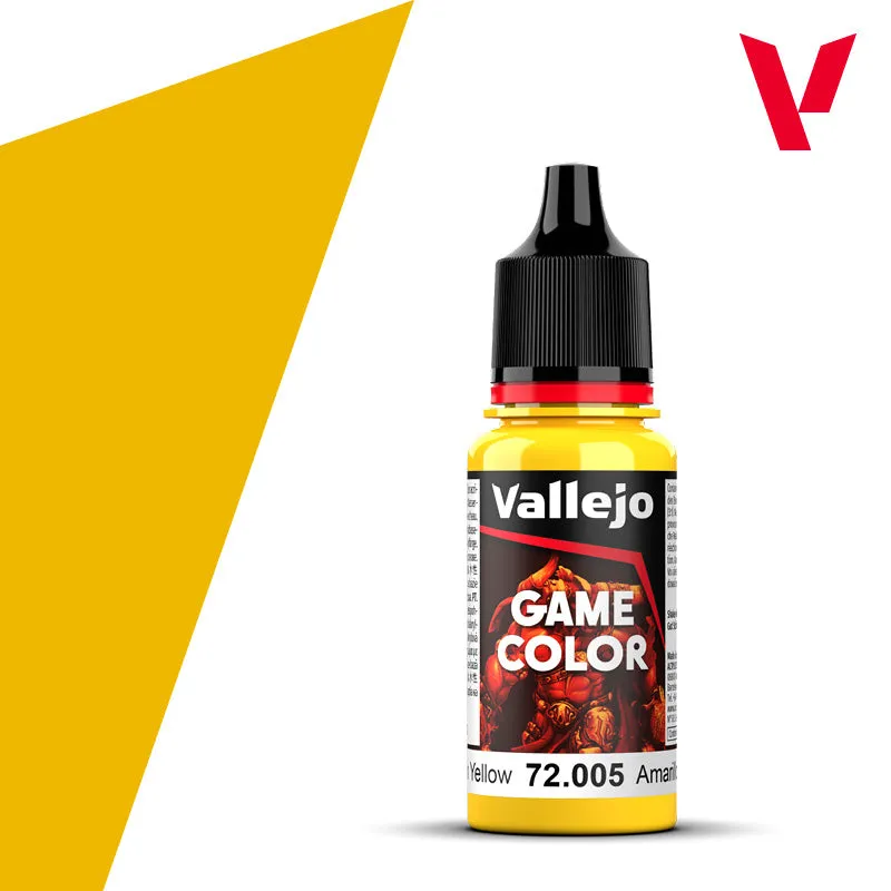 vallejo-game-color-005-moon-yellow-modellfarbe-18ml-gelb image 1