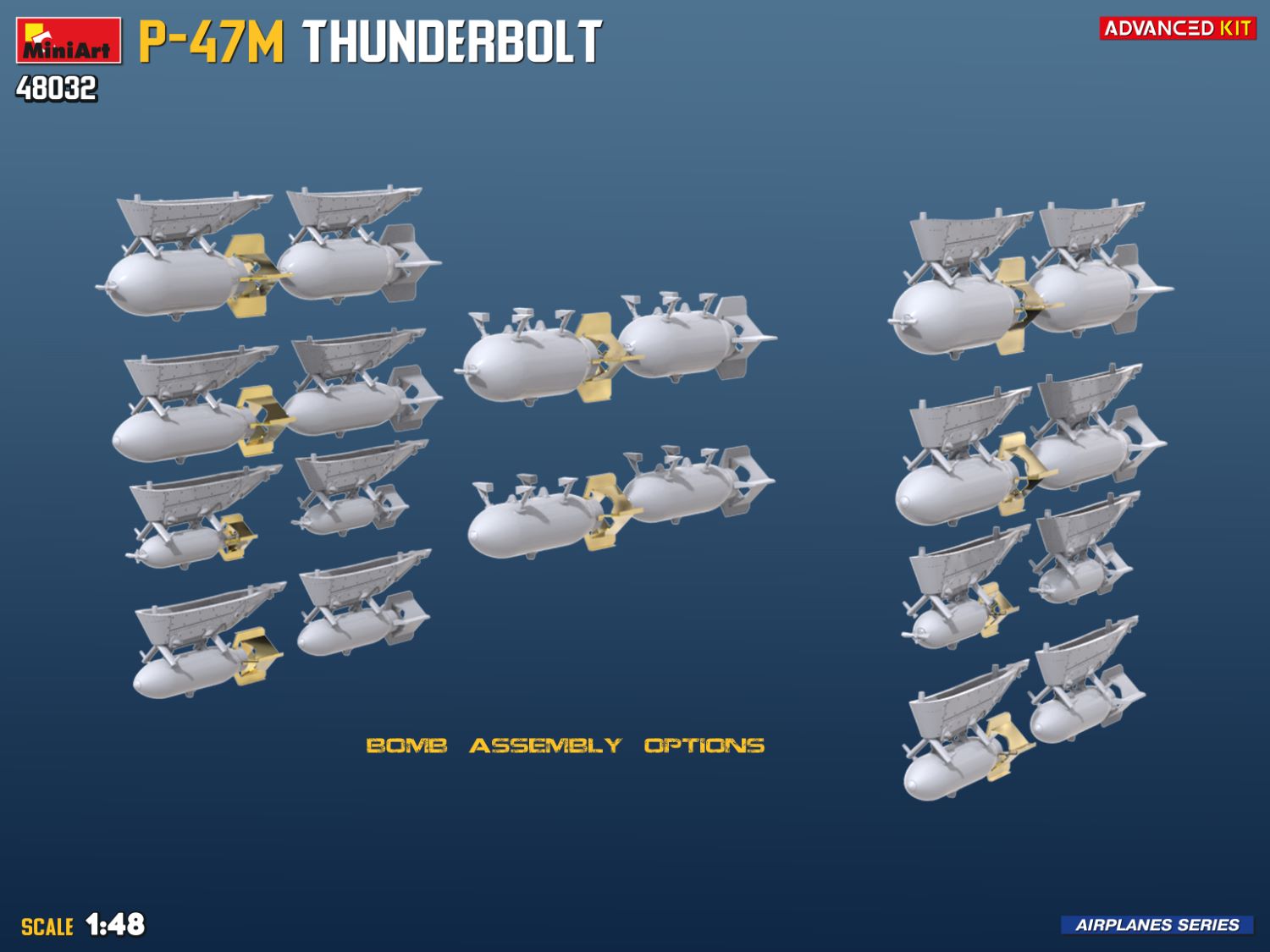 miniart-48032-p-47m-thunderbolt-flugzeug-bausatz-1-48 image 7