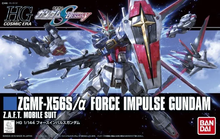 bandai-hgce-force-impulse-gundam-modell-1-144-198-seed image 1