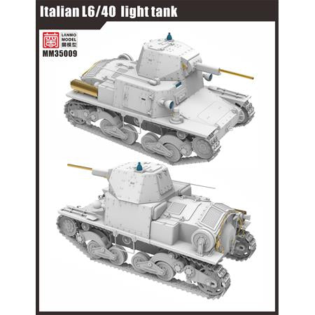 lanmo-mm35009-l6-40-italienischer-panzer-bausatz-1-35-ww2 image 2