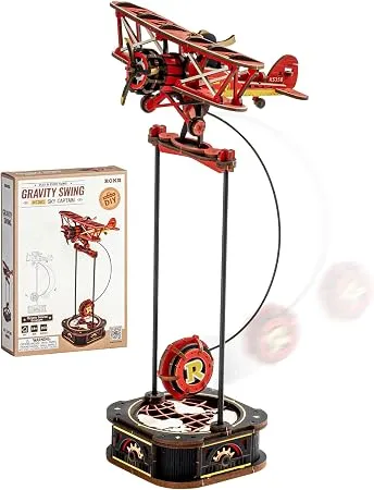robotime-mcd07-rokr-power-express-pendel-3d-puzzle-holz image 1