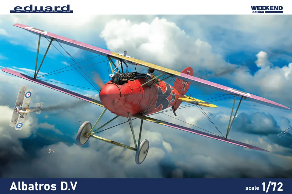 eduard-7406-albatros-d-v-flugzeugbausatz-1-72-weekend image 1