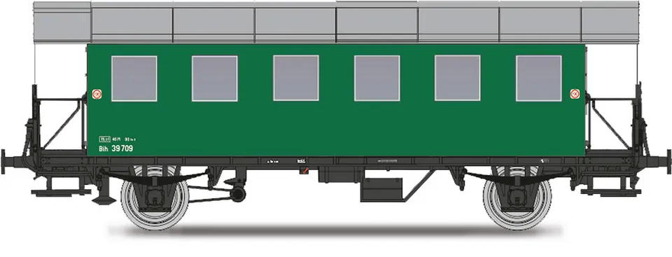 hobbytrain-bih-3er-set-bb-ep-iii-personenwagen-gr-n image 1