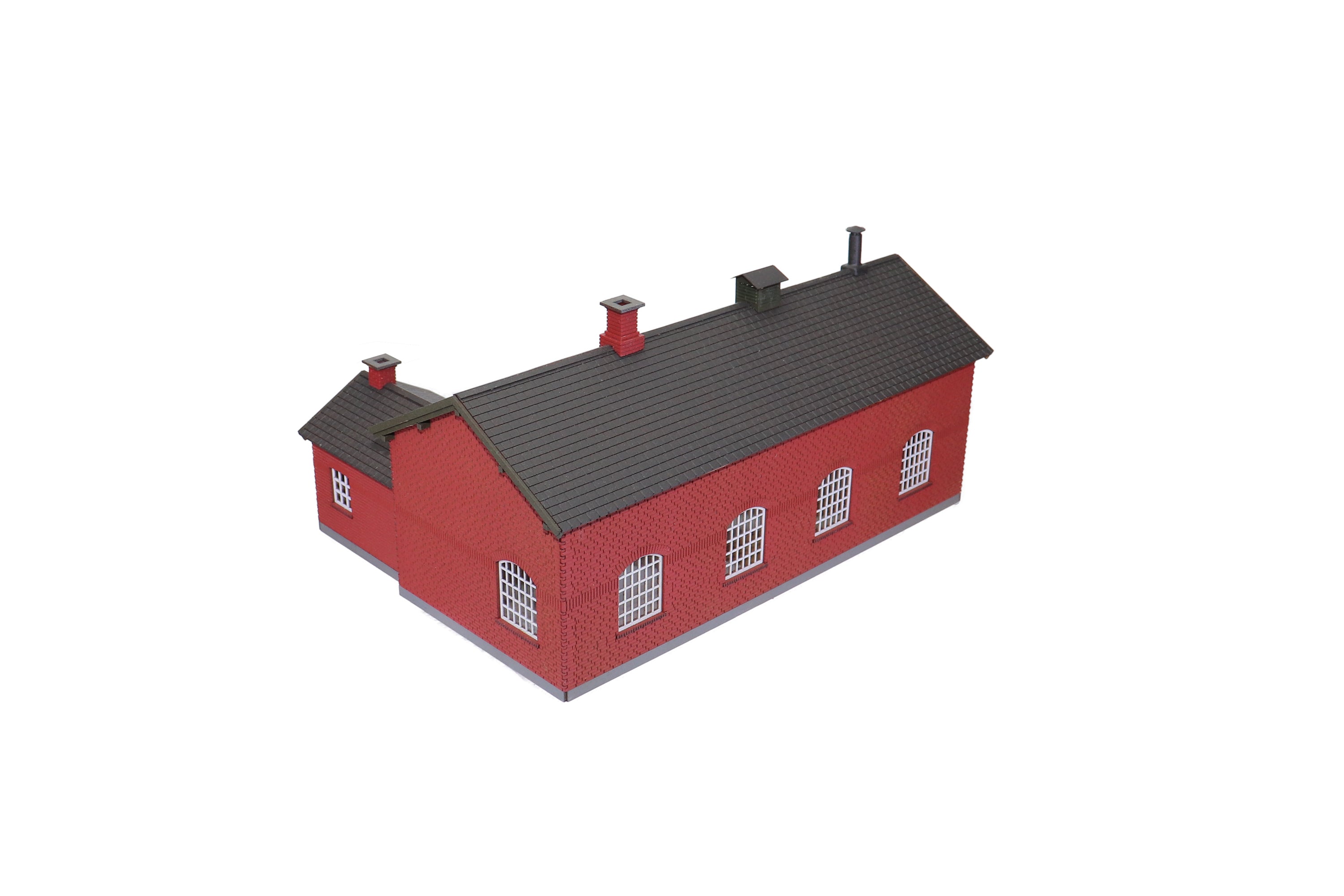 hobbytrade-ved-banen-ht-87253-lokschuppen-bausatz-h0-rot-1-gleisig image 3