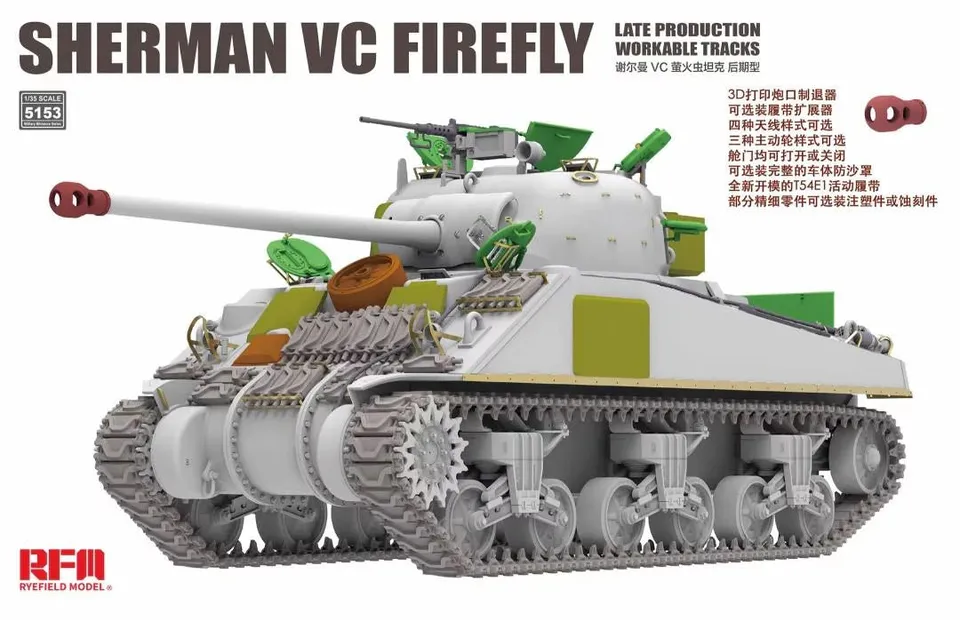 rye-field-model-5153-sherman-vc-firefly-panzer-bausatz-1-35 image 1