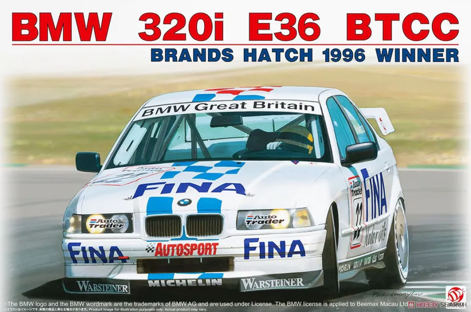 beemax-24045-1-24-bmw-320i-e36-btcc-1996-winner-bausatz image 1
