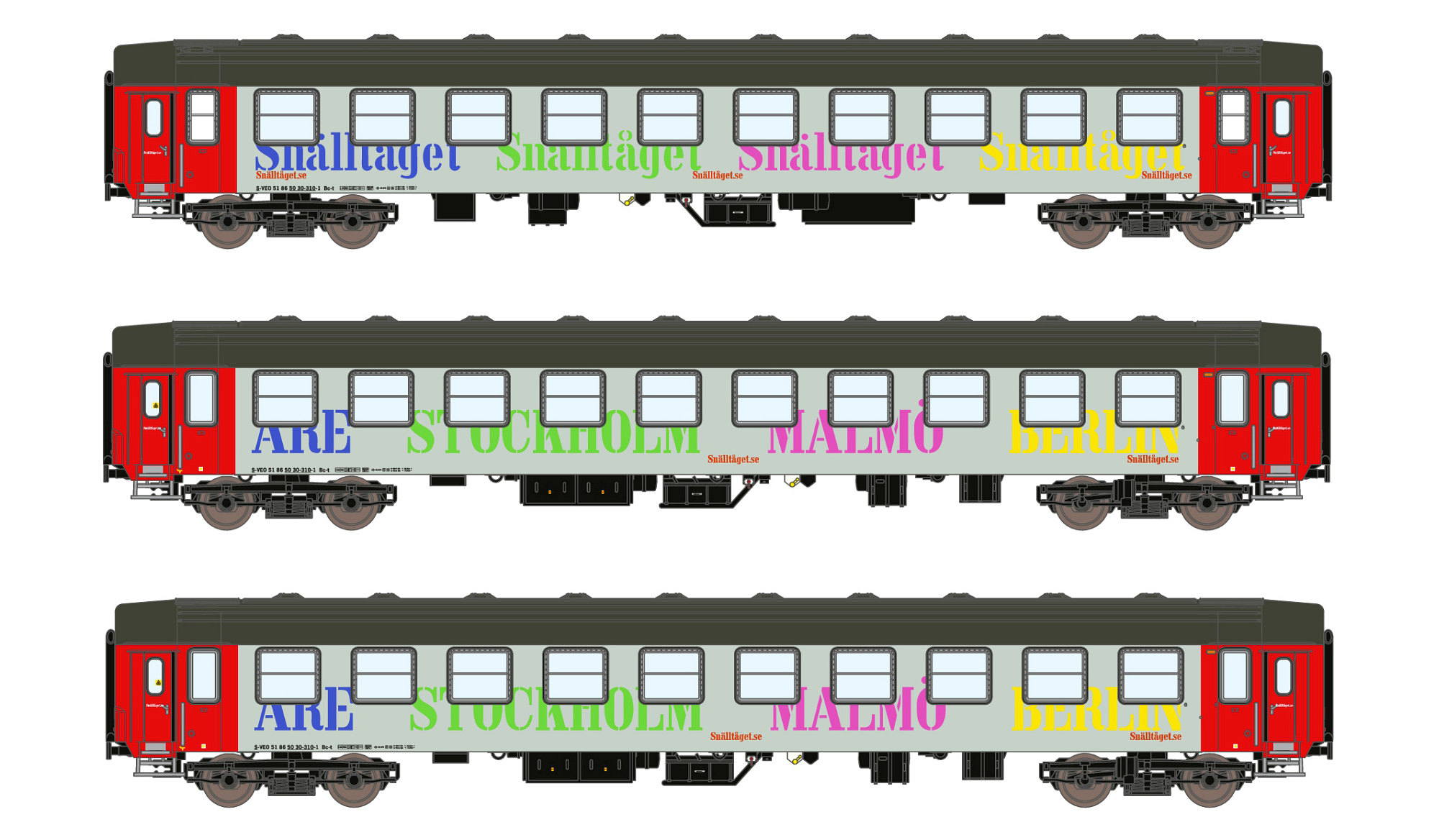 hobbytrain-uic-y-bc-sn-lltaget-personenwagen-3er-set-ep-v-vi image 1
