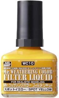 mr-hobby-wc10-weathering-color-filter-liquid-yellow-40ml image 1