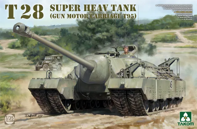 takom-2209-t28-super-heavy-tank-plastikmodell-panzer-1-35 image 1