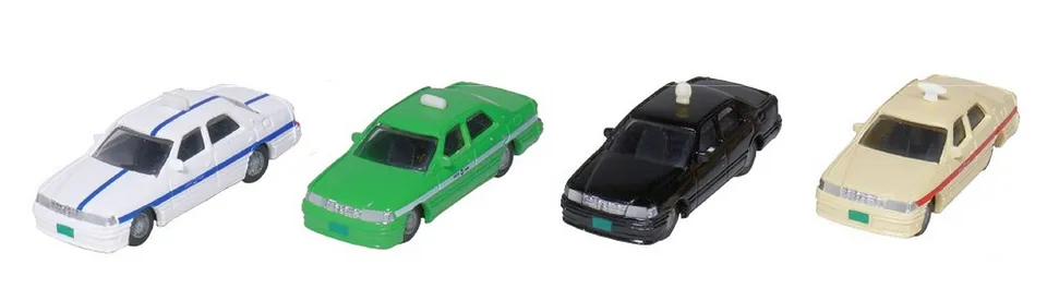 hobbytrain-modellautos-4er-set-taxis-pkw-spur-n-1-160 image 1