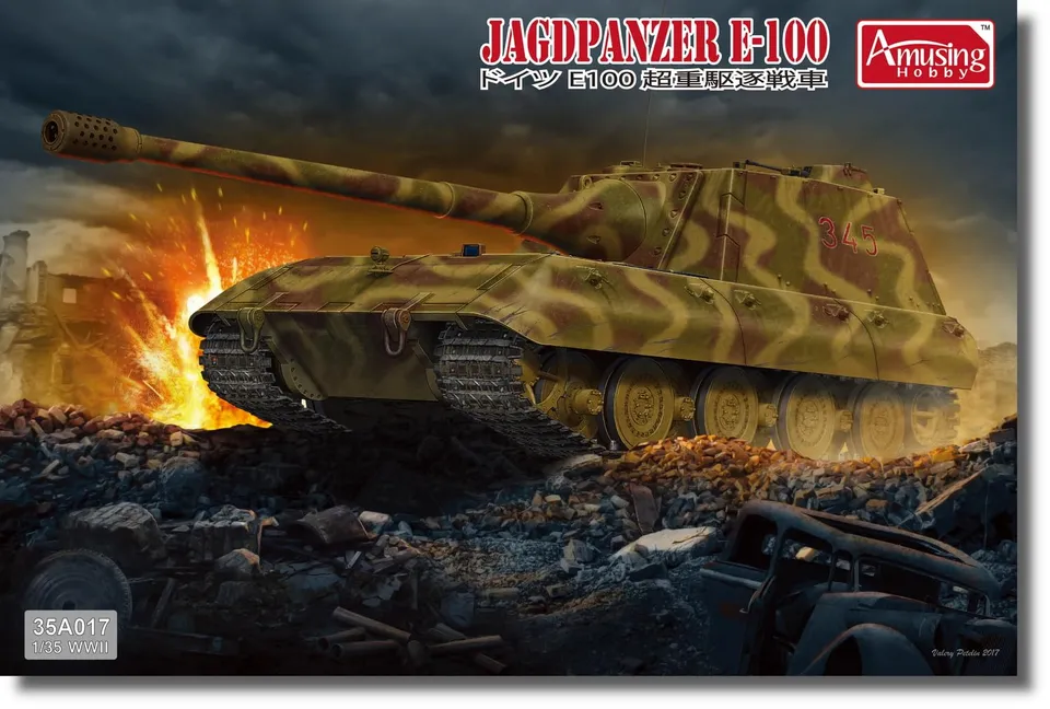 amusing-hobby-jagdpanzer-e-100-ah35a017-bausatz-1-35 image 1