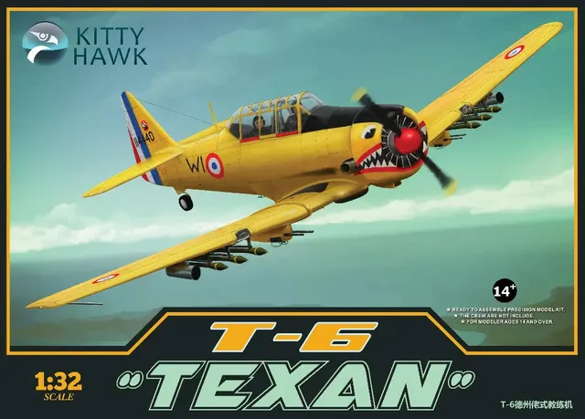 kitty-hawk-32002-harvard-ii-flugzeug-bausatz-1-32 image 1