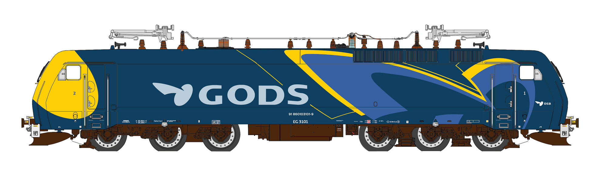 hobbytrain-elektrolok-eg-3101-dsb-gods-ep-v-ac-spur-n image 1