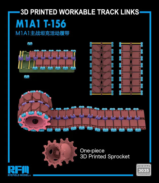 rye-field-model-3035-m1a1-t-156-panzerkette-1-35-beweglich image 1