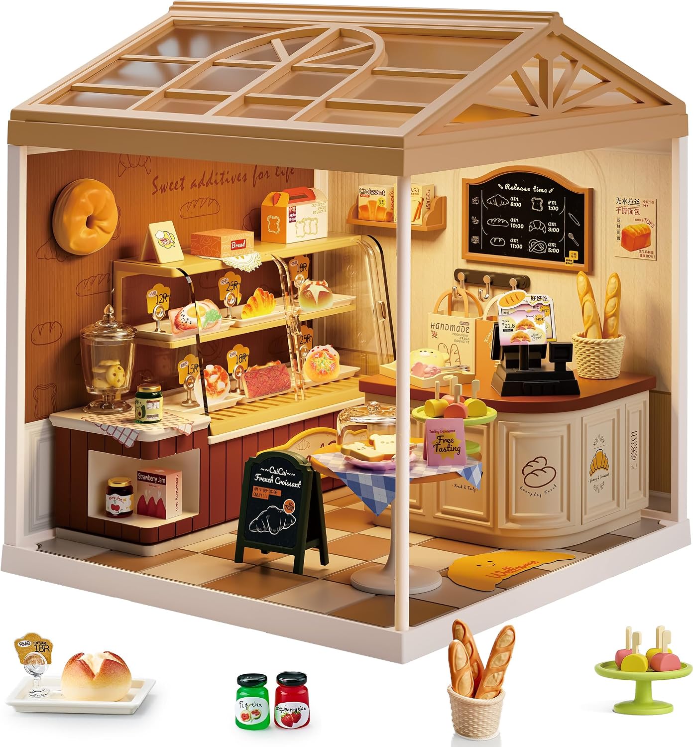 fairy-care-fc-dbs8011-dreamy-bay-bakery-miniaturhaus-82-tlg image 2