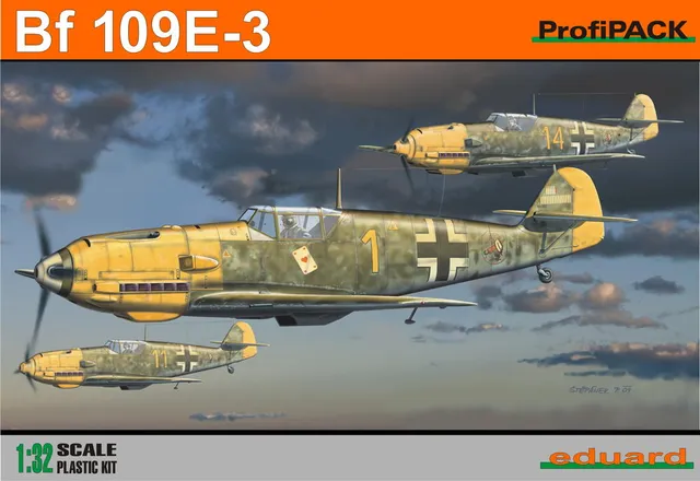 eduard-3002-bf-109e-3-profipack-flugzeug-bausatz-1-32 image 1