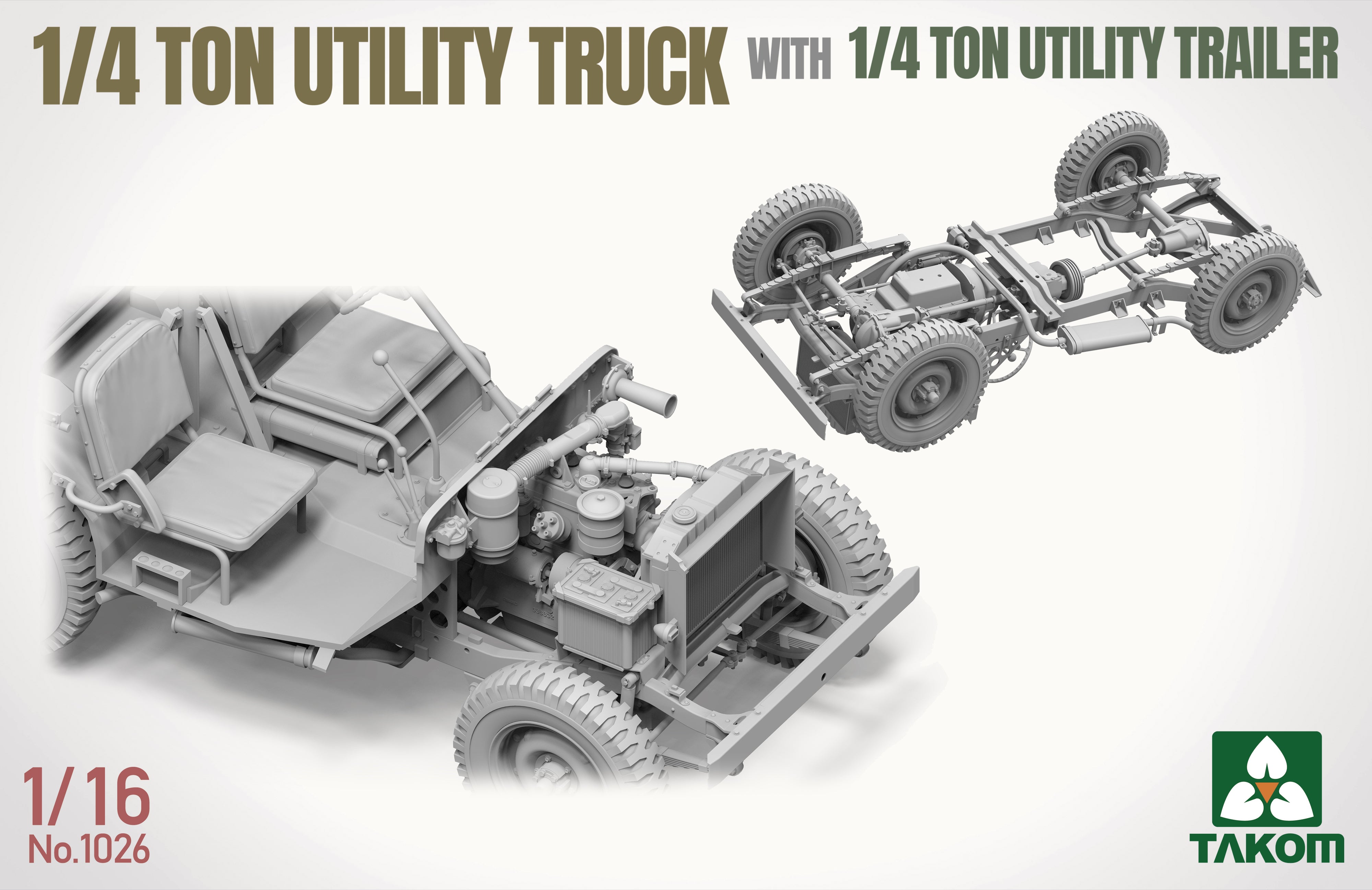 takom-1026-1-16-jeep-mit-anh-nger-bausatz-canvas image 8