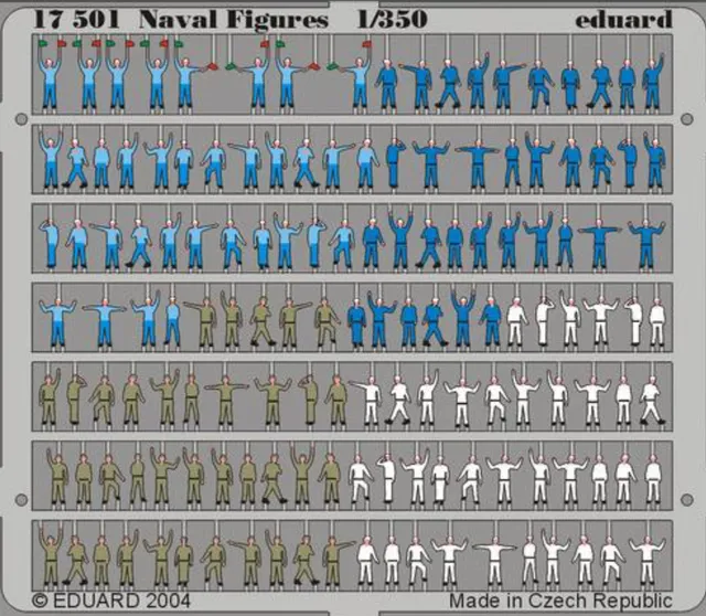 eduard-17501-naval-figures-figuren-1-350-bemalt-schiff image 1