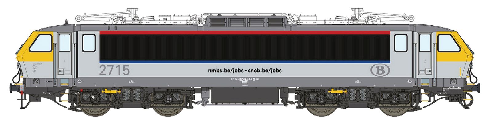 hobbytrain-hle-27-sncb-elektrolok-ep-vi-neues-design-sound image 1