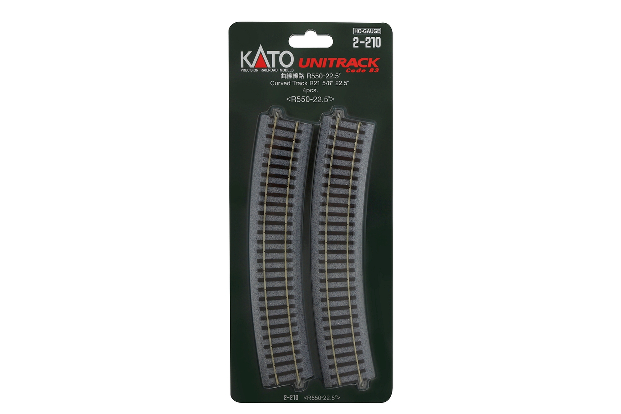 hobbytrain-gleise-gleis-gebogen-r550mm-22-5-4-stk-spur-n image 1