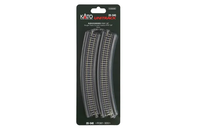 hobbytrain-gleise-viadukt-gebogen-r381mm-30-2er-set image 1