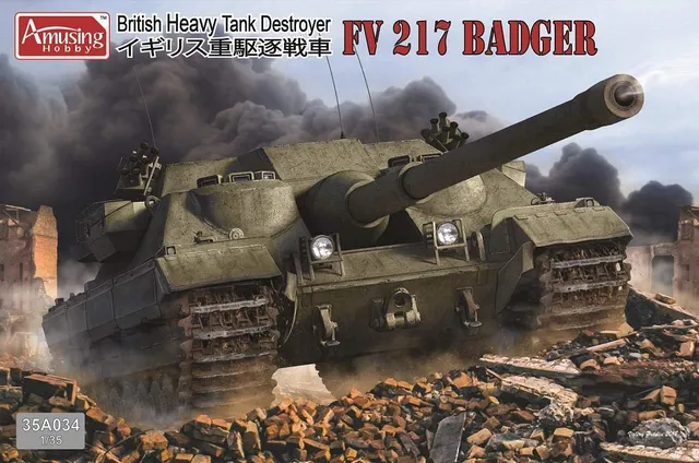amusing-hobby-ah35a034-fv217-badger-1-35-panzermodellbausatz image 1