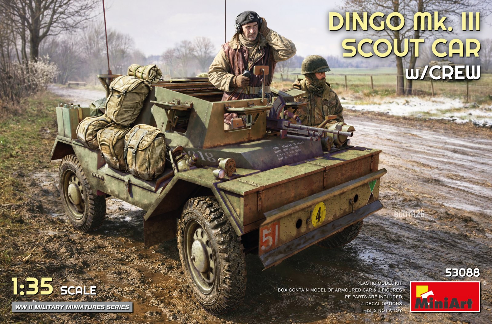 miniart-53088-dingo-mk-iii-scout-car-modellbausatz-figur image 1