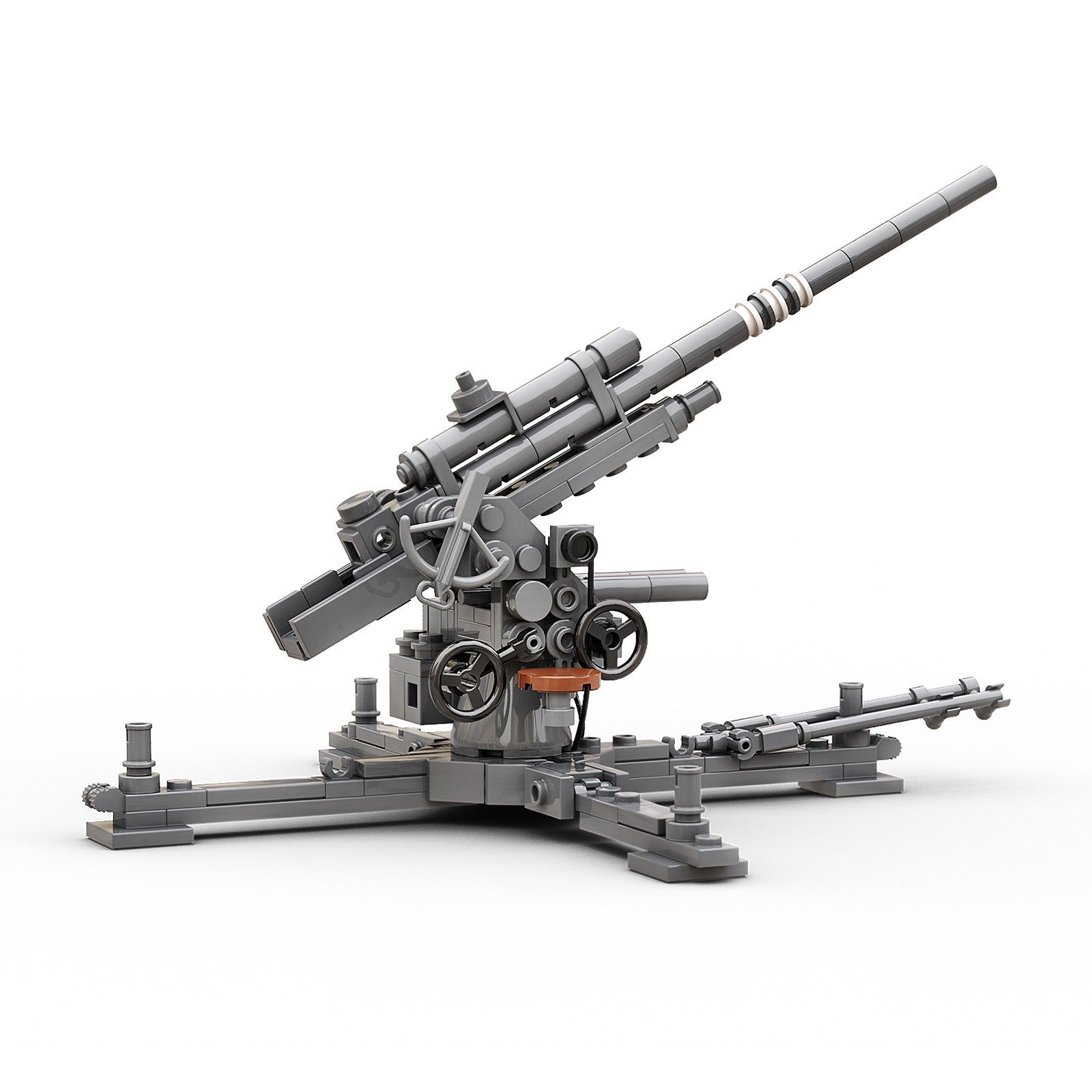 build-army-ba0036-88mm-flak-36-klemmbaustein-set-ww2 image 2