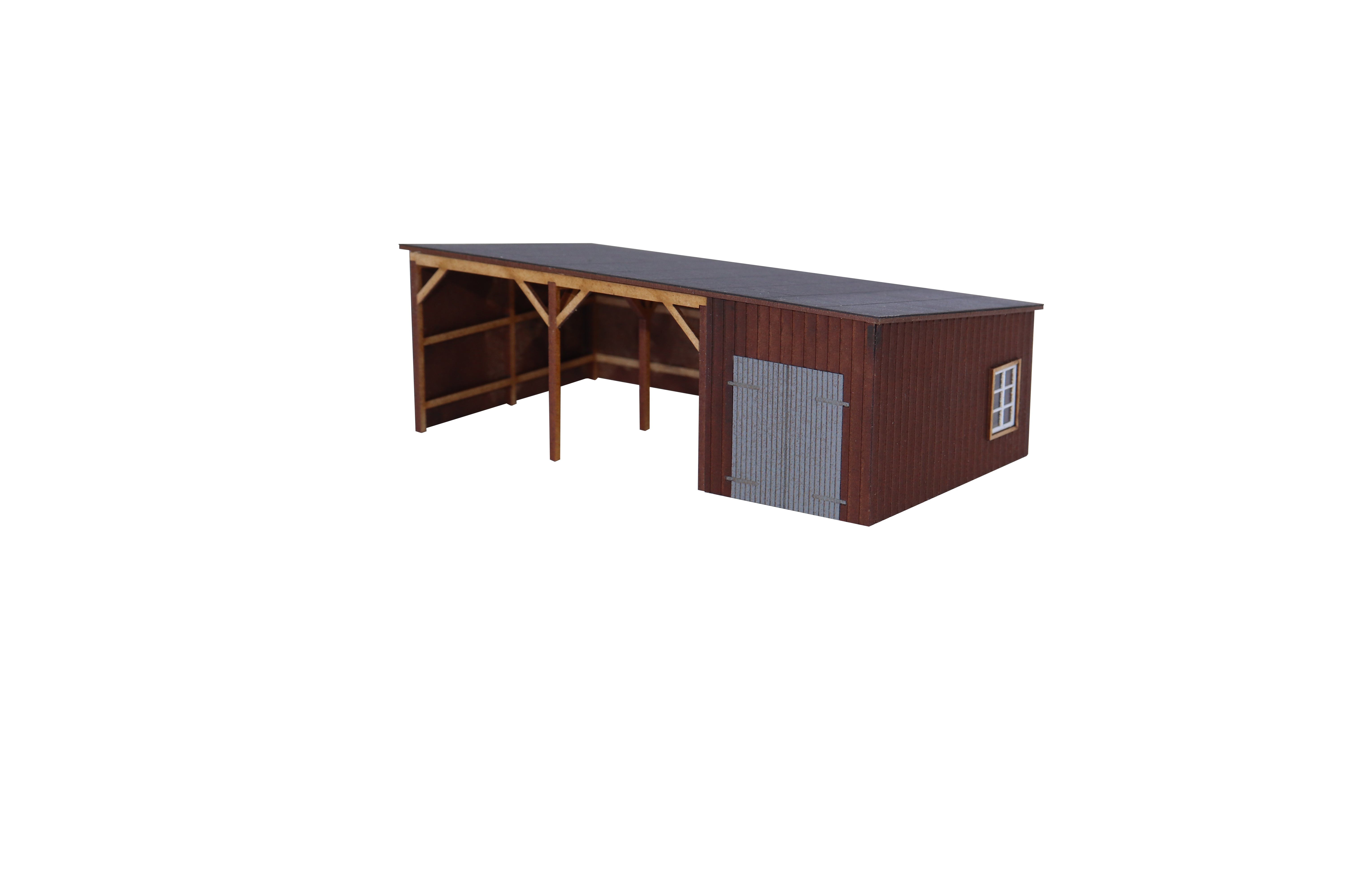 hobbytrade-ud-p-landet-ht-87305-modellhaus-traktorgarage-werkstatt image 1