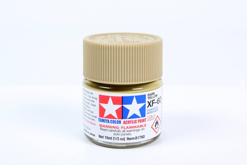 tamiya-81760-xf60-dark-yellow-acrylfarbe-10ml image 1