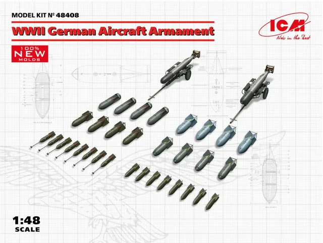 icm-48408-wwii-german-aircraft-armament-flugzeug-1-48 image 1