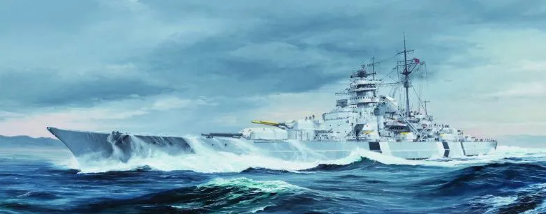 trumpeter-05358-german-bismarck-battleship-schiff-1-350 image 1