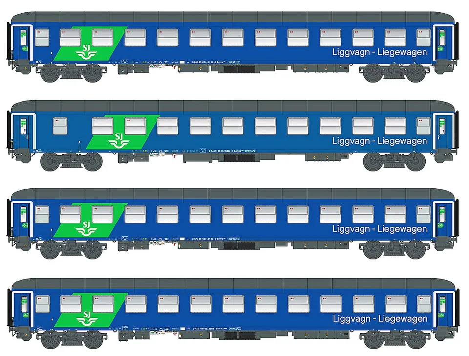 hobbytrain-personenwagen-4er-set-liegewagen-sj-rdc-en-346-ep-vi image 1