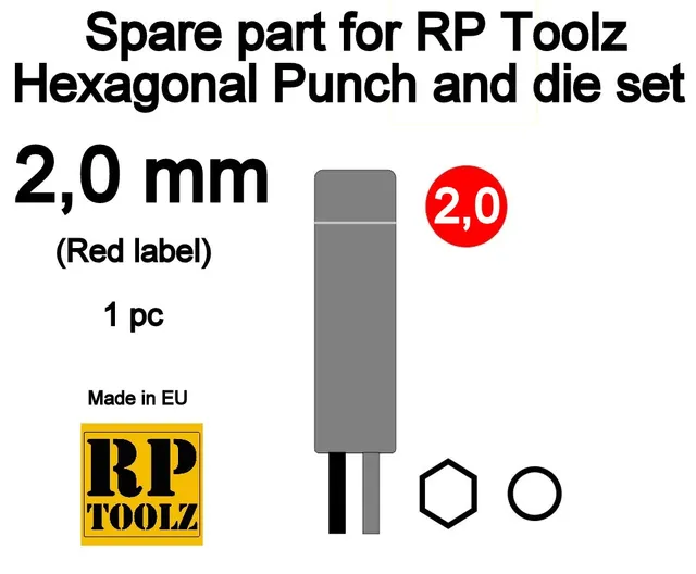 rp-toolz-rp-hpd-sp20-sechskant-stanze-ersatzteil-2-0-mm image 1