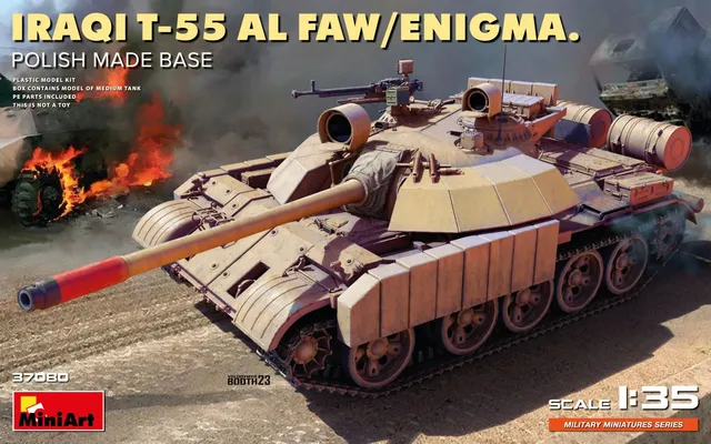 miniart-37080-t-55-al-faw-enigma-irak-panzer-modell-1-35 image 1