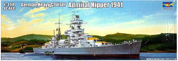 trumpeter-05317-admiral-hipper-1941-schiff-bausatz-1-350 image 1