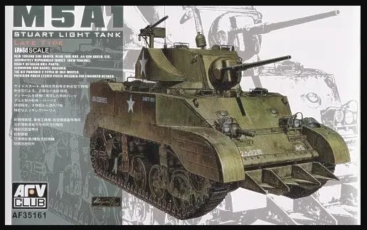 afv-club-35161-m5a1-light-tank-panzer-bausatz-1-35-late image 1