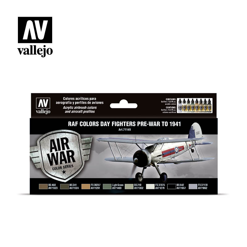 vallejo-71-149-raf-day-fighters-farbset-8x17-ml-model-air image 1