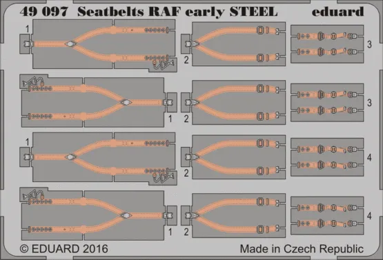 eduard-49097-raf-early-steel-sitzgurte-tzteile-1-48 image 1