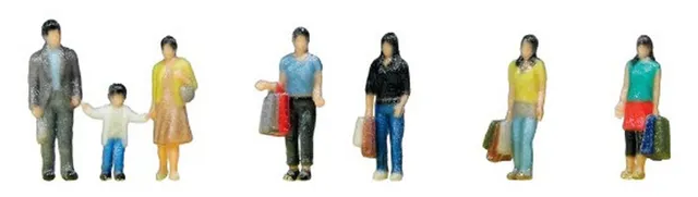 hobbytrain-modellautos-7er-set-einkaufende-figuren-figuren image 1