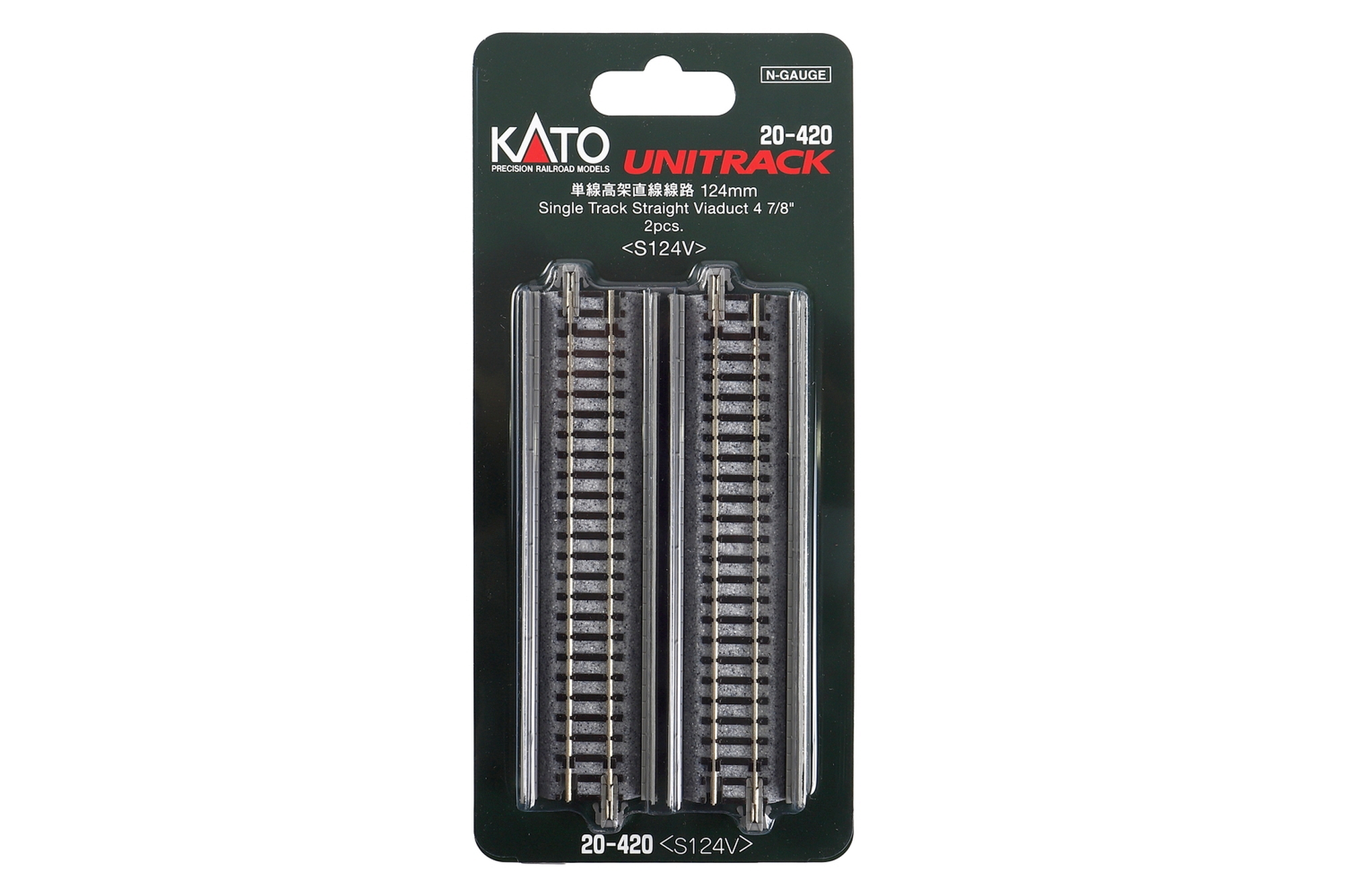 hobbytrain-gleise-viadukt-gerade-124mm-gleis-set-2-st-ck image 1
