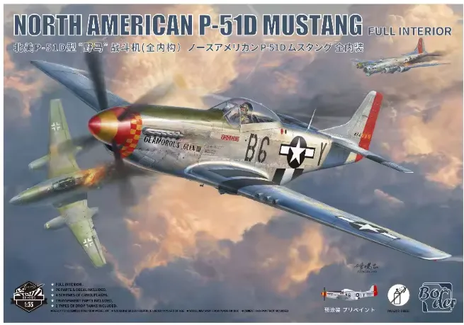 border-model-bf015-p-51d-mustang-modellbausatz-1-35-vorlackiert image 1