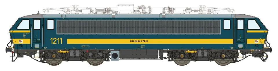 hobbytrain-elektrolok-hle-12-sncb-e-lok-epoche-vi-spur-n image 1