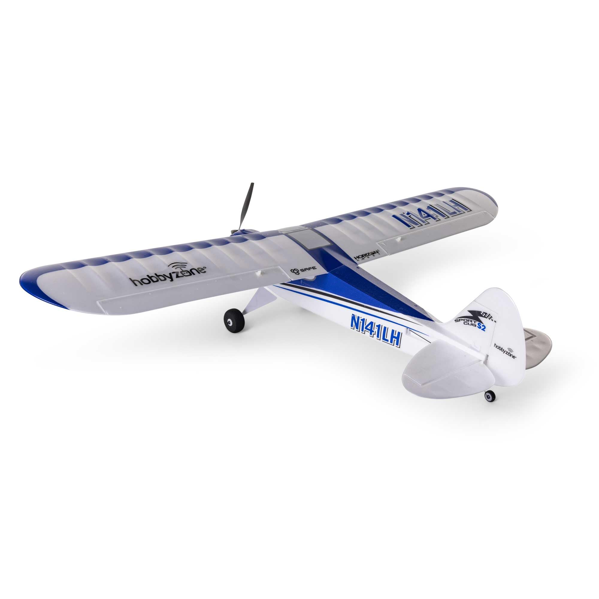 hobbyzone-sport-cub-s-2-rc-flugzeug-rtf-wei-blau-mit-safe image 7